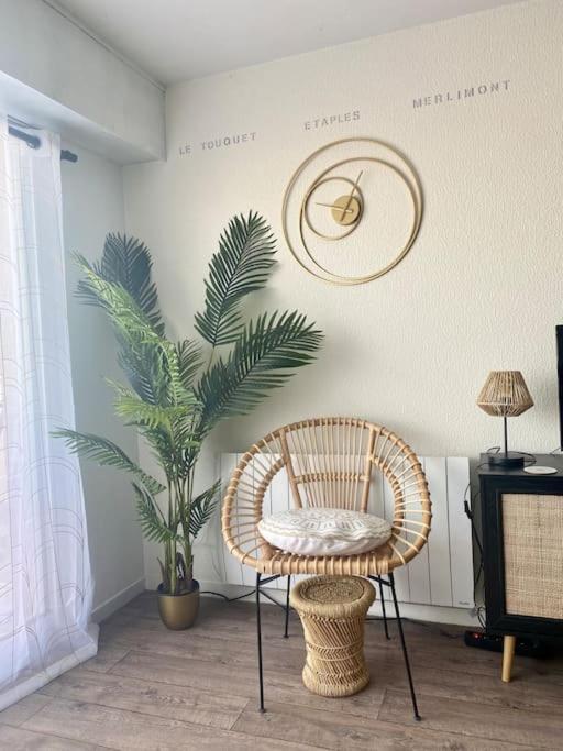 Studio Entre Mer Et Dunes Avec Balcon Vue Laterale Mer 50M Plage Pour 3 Pers Wifi Menage Compris 포르마옹플라주 외부 사진