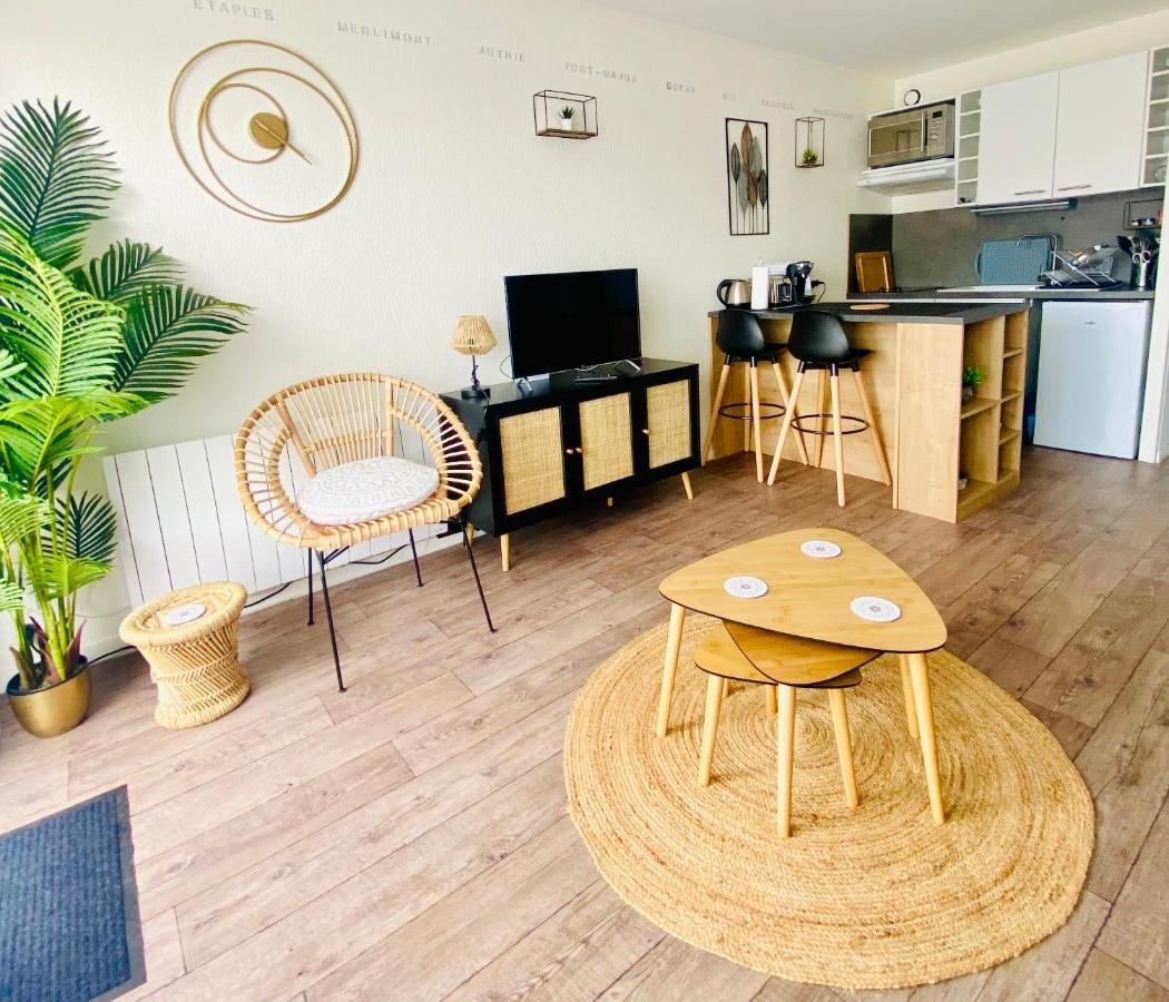 Studio Entre Mer Et Dunes Avec Balcon Vue Laterale Mer 50M Plage Pour 3 Pers Wifi Menage Compris 포르마옹플라주 외부 사진